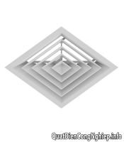 Miệng gió vuông 600x600mm